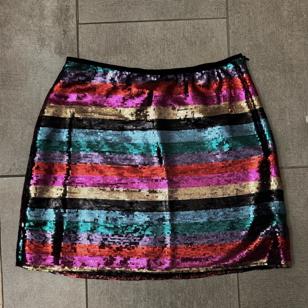 Show Me Your MuMu Vibrant Sequin Mini Skirt